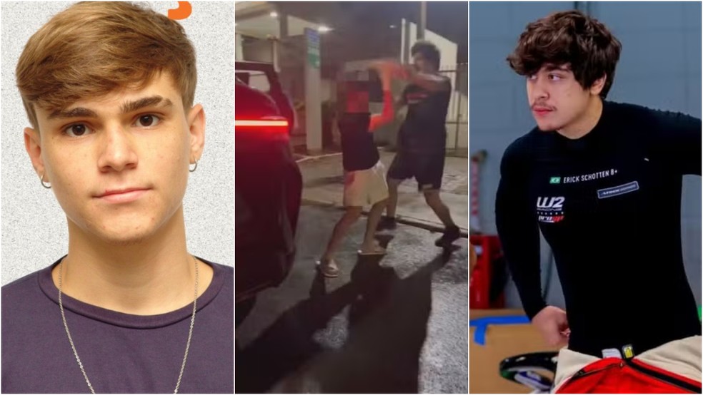 O adolescente Rodrigo Castanheira morreu 16 dias após ser agredido pelo piloto Pedro Arthur Turra Bassos após uma briga por chiclete — Foto: Reprodução/TV Globo