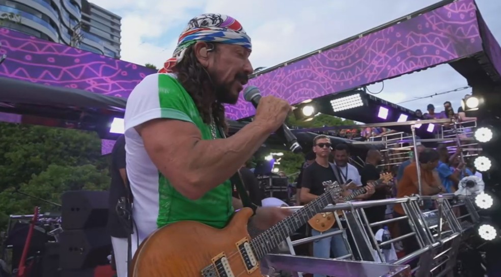 Bell Marques no Carnaval de Salvador — Foto: Reprodução