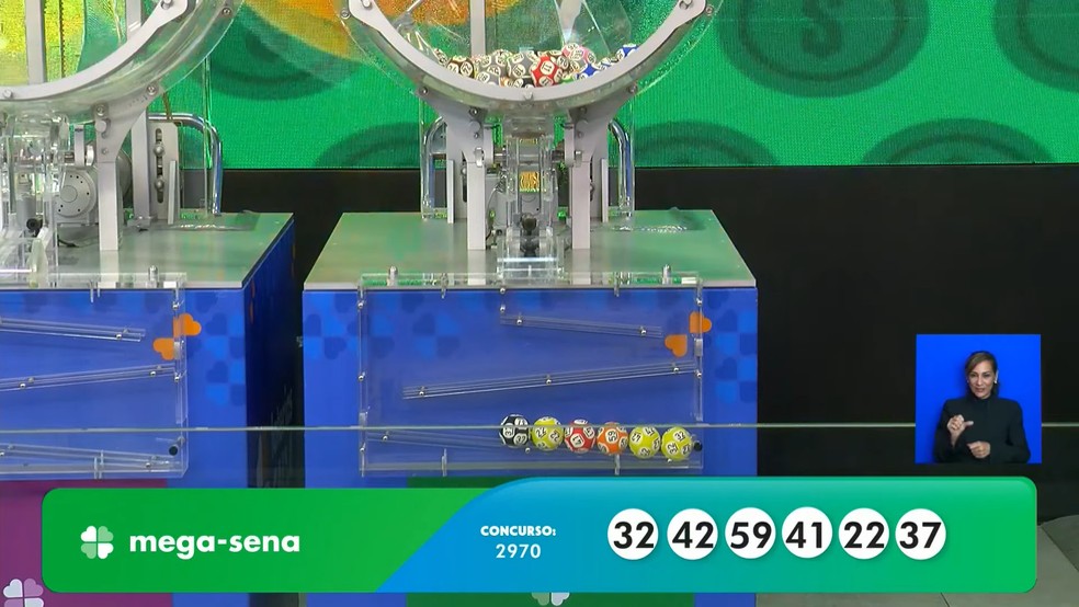 Mega-Sena, concurso 2.970 — Foto: Reprodução/Caixa