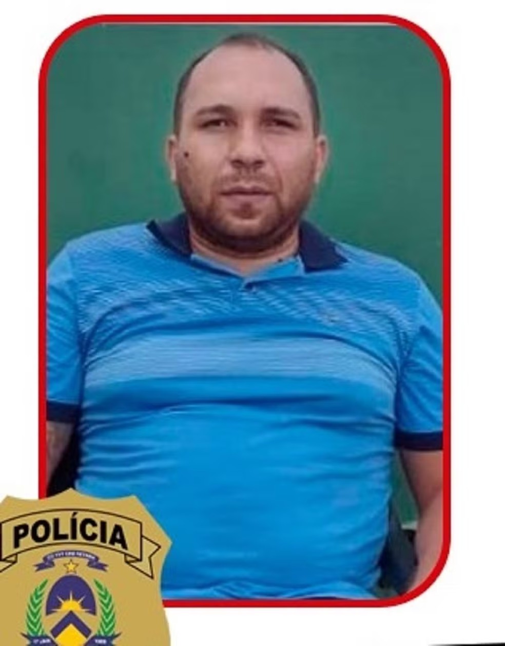 Cláudio Jerre Alexandre Dias, considerado foragido da Justiça após ser condenado pelo assassinato da ex-companheira — Foto: Reprodução