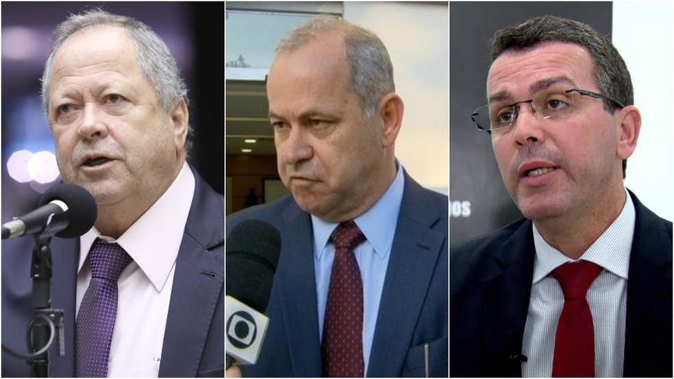 Chiquinho Brazão, Domingos Brazão e Rivaldo Barbosa, acusados de mandar matar Marielle Franco — Foto: Reprodução