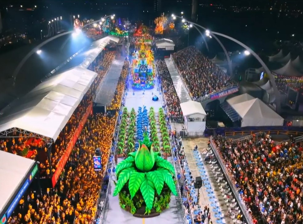 Acadêmicos do Tatuapé — Foto: Reprodução/Globo