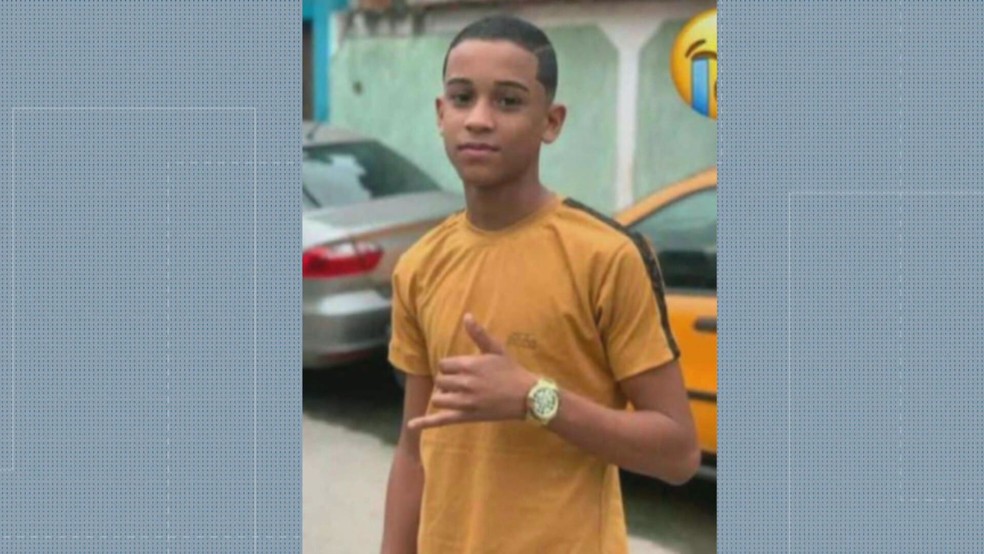 Thiago Menezes Flausino tinha 13 anos quando foi morto — Foto: Reprodução/TV Globo