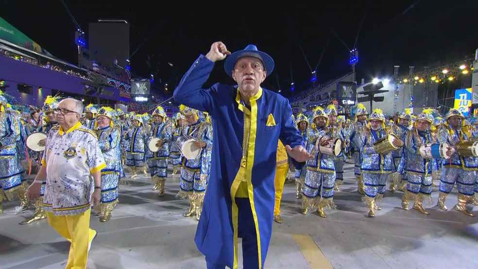 Bateria da Unidos da Tijuca — Foto: Reprodução