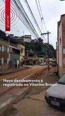 Novo desabamento é registrado no Vitorino Braga