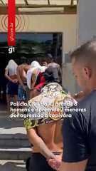 Polícia Civil do RJ prende 6 homens e apreende 2 menores por agressão a capivara