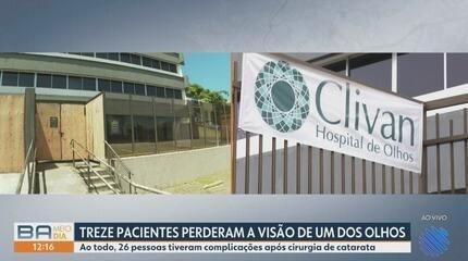 Treze pacientes perderam a visão de um dos olhos após cirurgia