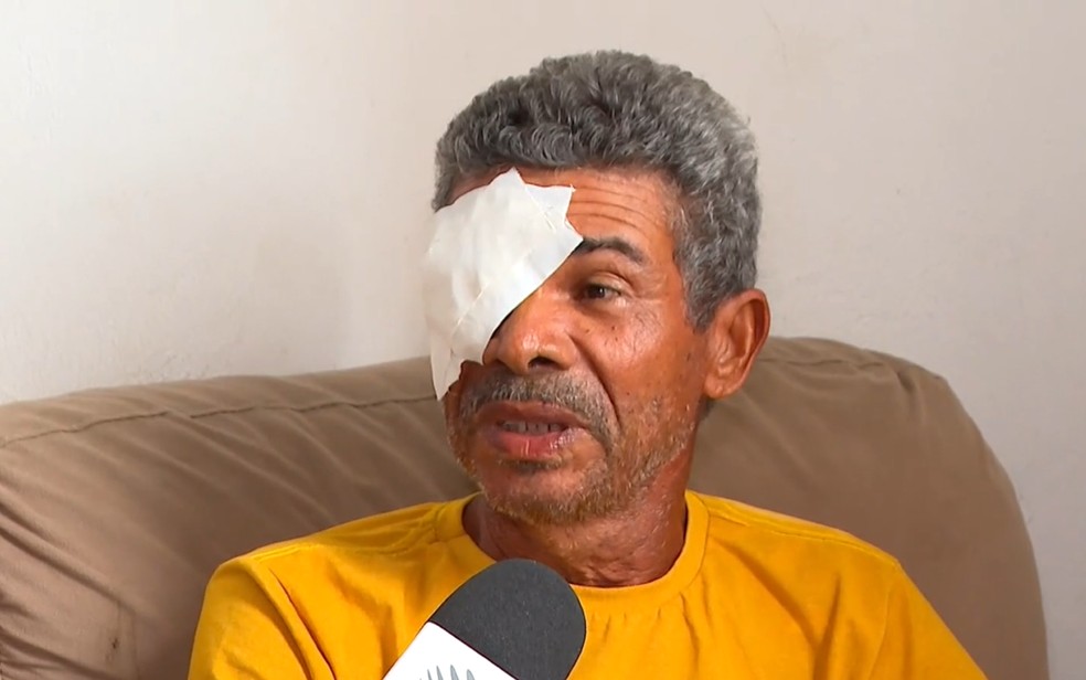 Paciente perdeu a visão após passar pelo procedimento — Foto: Redes sociais