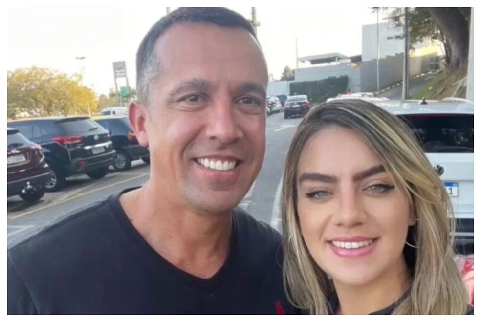 O tenente-coronel Geraldo Neto, preso por suspeita da morte da esposa Gisele Alves Santana. — Foto: Reprodução/Redes Sociais