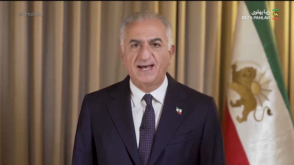 Quem pode liderar o Irã agora? Herdeiro da antiga monarquia quer comandar transição de poder no país — Foto: Fantástico