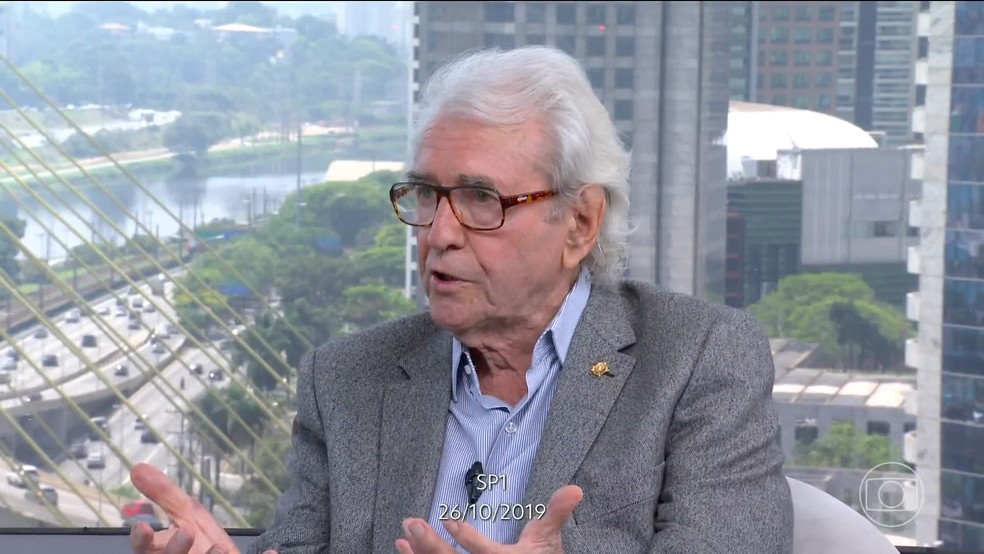 Juca de Oliveira: ator e dramaturgo marcou a história do teatro e da televisão brasileira — Foto: Jornal Nacional