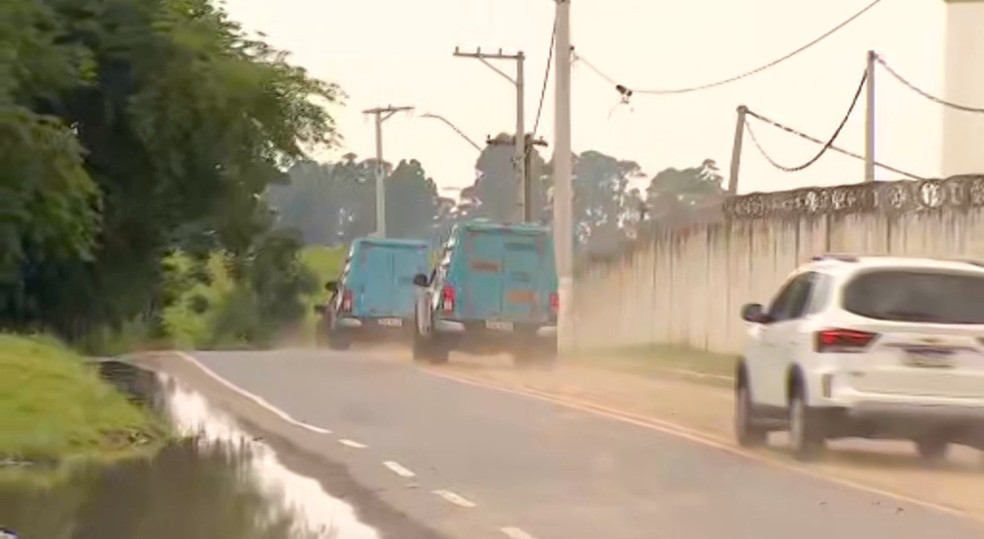 Daniel Vorcaro deixa presídio no interior de São Paulo e inicia transferência para Brasília — Foto: Reprodução/TV Vanguarda