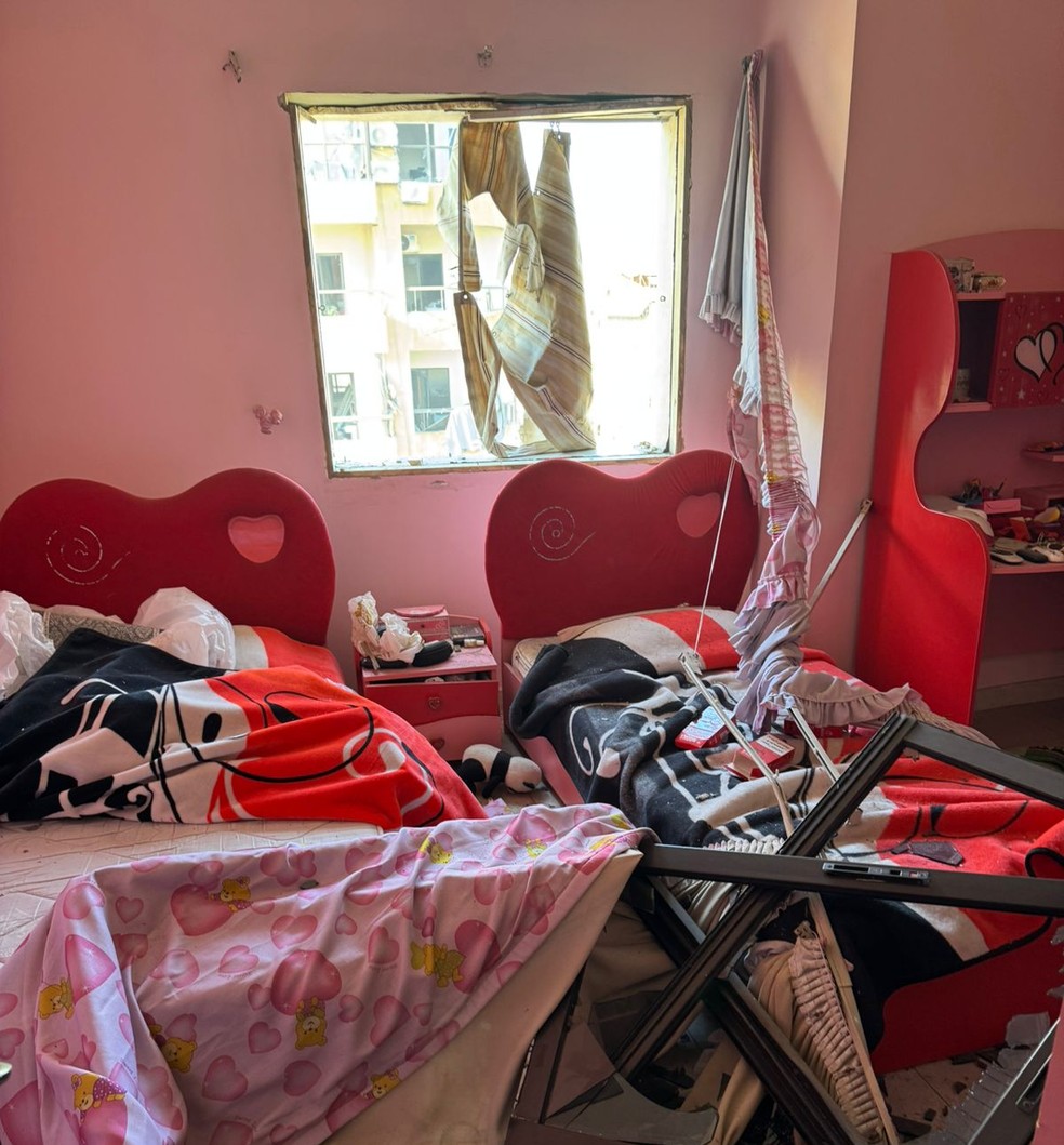 Quarto das filhas da vizinha de Romilda — Foto: Acervo pessoal