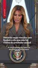 Melania nega vínculos com Epstein e diz que não foi vítima do predador sexual