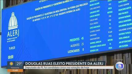Douglas Ruas é eleito e empossado presidente da Alerj