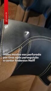 Vídeos mostram perseguição de motos e tiros em van de Anderson Neiff