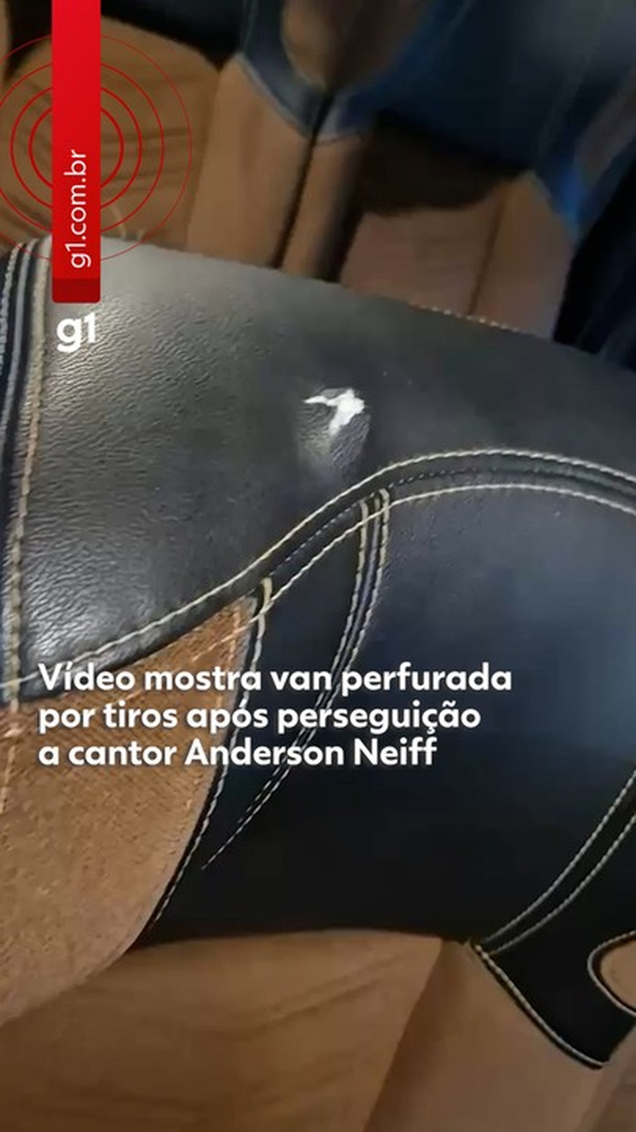 Vídeos mostram perseguição de motos e tiros em van de Anderson Neiff