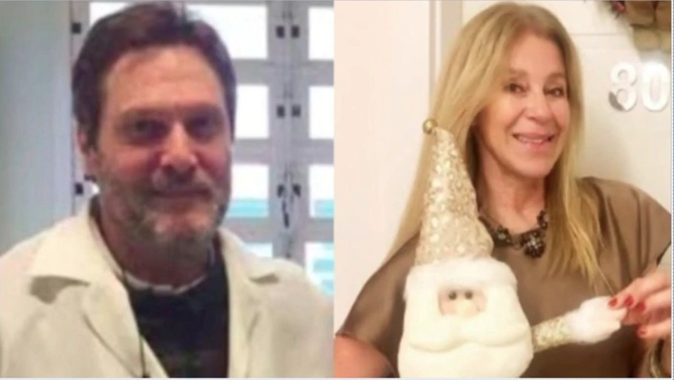 José Cândido Ribeiro Júnior e Thelma Barth Ribeiro, casal de idosos que morreu durante assalto em SC — Foto: Reprodução/NSC TV