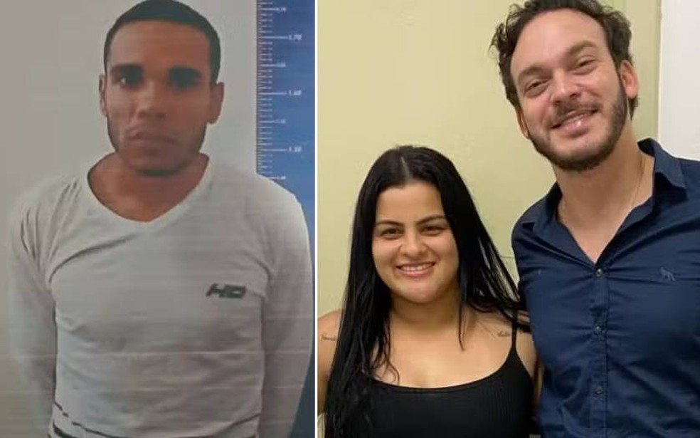 Ednaldo Pereira Souza, o Dada, e Joneuma Silva Neres e o ex-deputado Uldurico Júnior — Foto: Reprodução