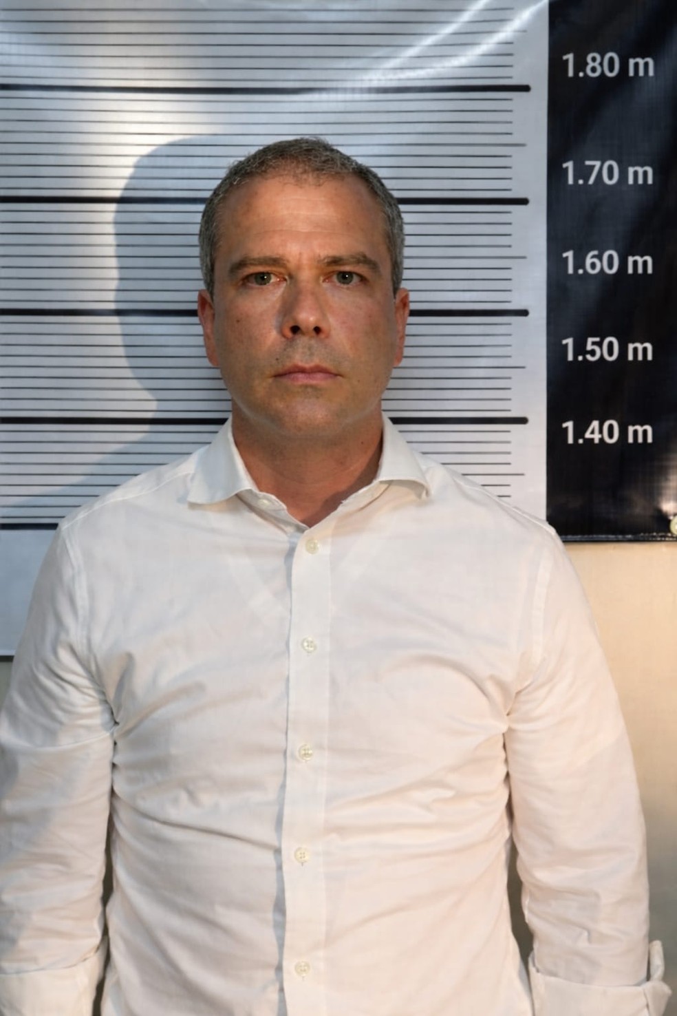 Imagem de Paulo Henrique Costa na Papuda — Foto: Imagem obtida pela TV Globo