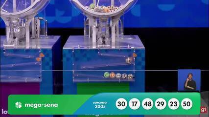 Concurso 3.005 da Mega-Sena - veja sorteio