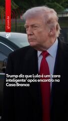 Trump diz que Lula é um ‘cara inteligente’ após encontro na Casa Branca