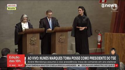Nunes Marques toma posse como presidente do TSE