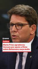 Mario Frias agradeceu Vorcaro por apoio a filme sobre Bolsonaro; ouça áudio