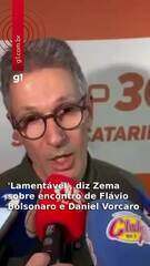 'Lamentável', diz Zema sobre encontro de Flávio Bolsonaro e Daniel Vorcaro