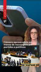 Câmara aprova envio em massa de mensagens por partidos e políticos