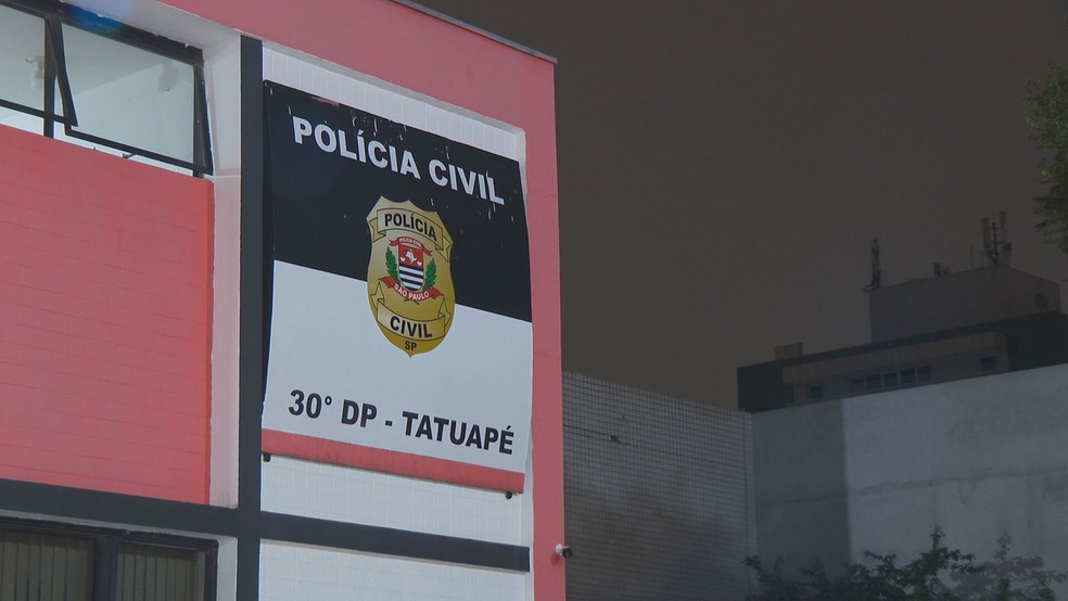 Caso foi registrado no 31° Distrito Policial do Tatuapé, na Zona Leste de São Paulo. — Foto: Reprodução/TV Globo