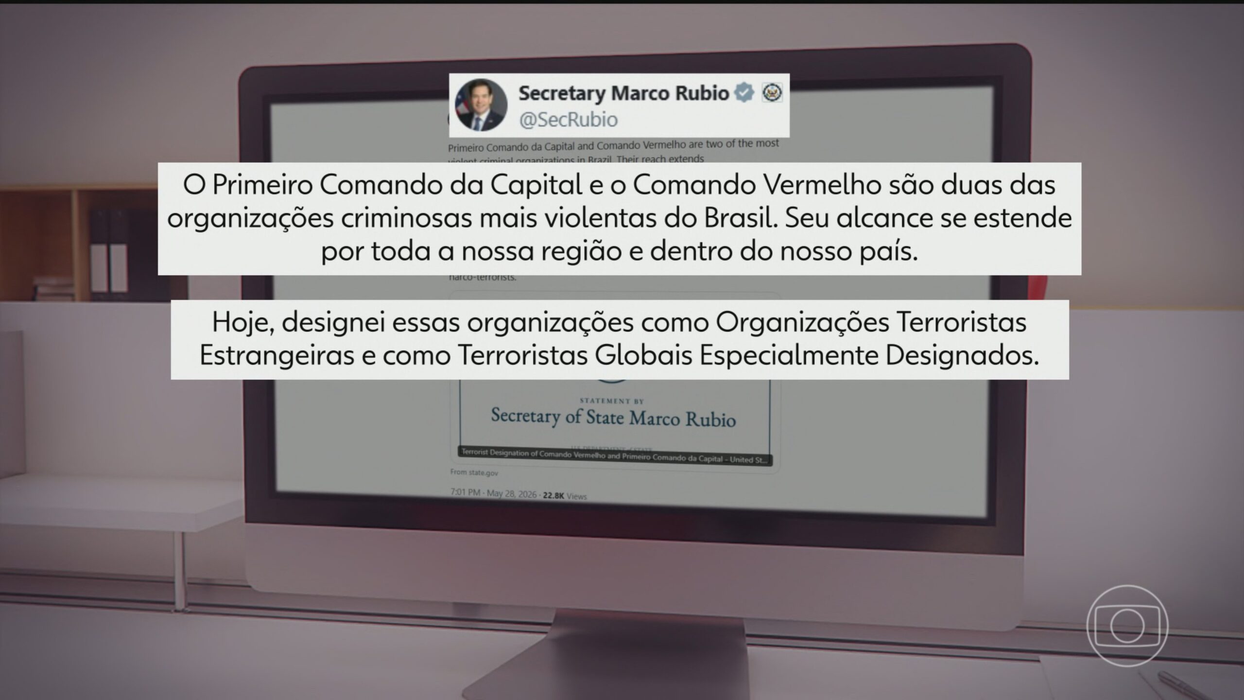 O ASSUNTO: o combate ao crime com reclassificação de facções