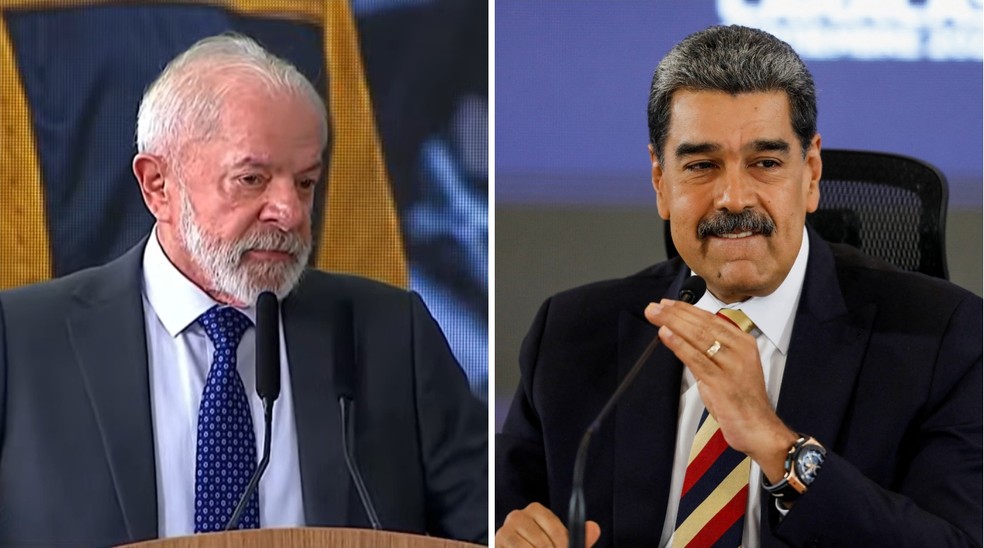Lula e Maduro — Foto: Reprodução