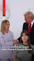 Entenda a troca de farpas entre Trump e Giorgia Meloni