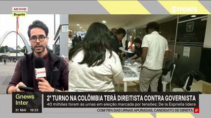 Segundo turno na Colômbia terá direitista contra governista