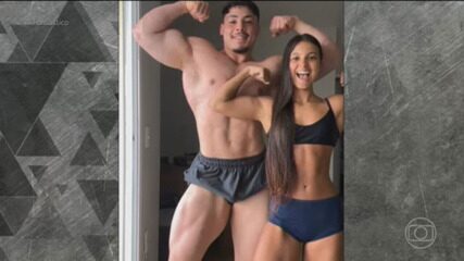 Ex-namorada de Gabriel Ganley fala sobre mudanças no corpo do fisiculturista após uso de anabolizantes: ‘Chocada’