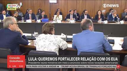 'Queremos fortalecer relação com os EUA', diz Lula em reunião ministerial