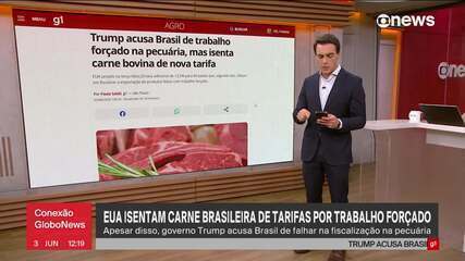 Trump acusa Brasil de trabalho forçado na pecuária, mas isenta carne bovina de nova tarifa