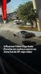 VÍDEO: veja momento em que motorista de Porsche perde o controle e bate na Zona Sul de SP