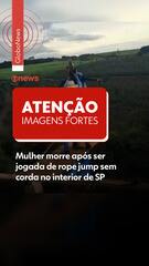 Mulher morre após ser jogada de rope jump sem corda no interior de SP