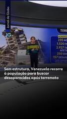Sem estrutura, Venezuela recorre à população para buscar desaparecidos após terremoto