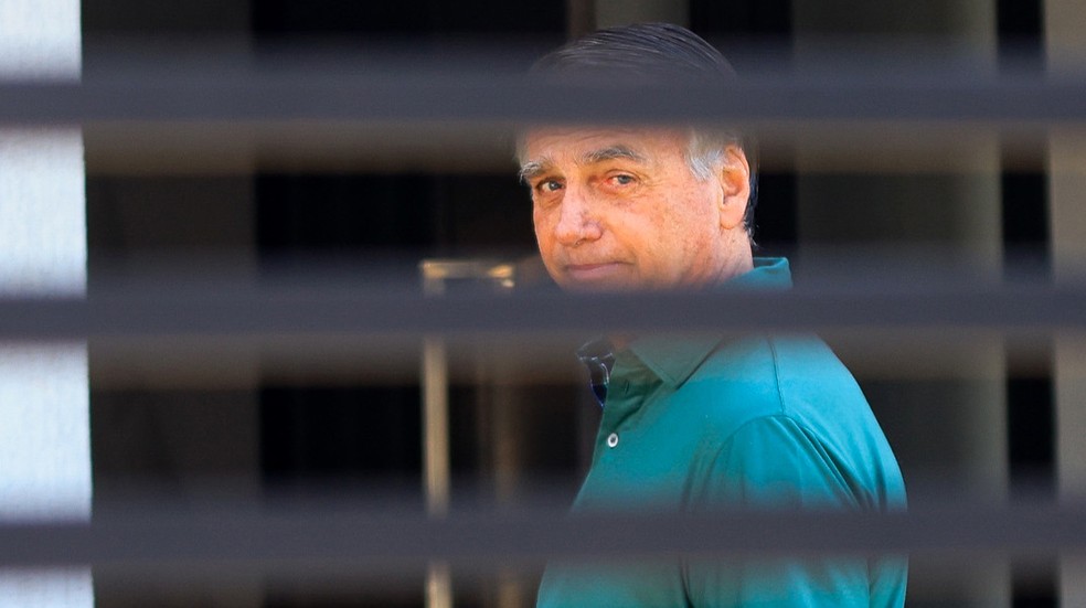 O ex-presidente Jair Bolsonaro em imagem na prisão domiciliar, em 2025 — Foto: WILTON JUNIOR/ESTADÃO CONTEÚDO