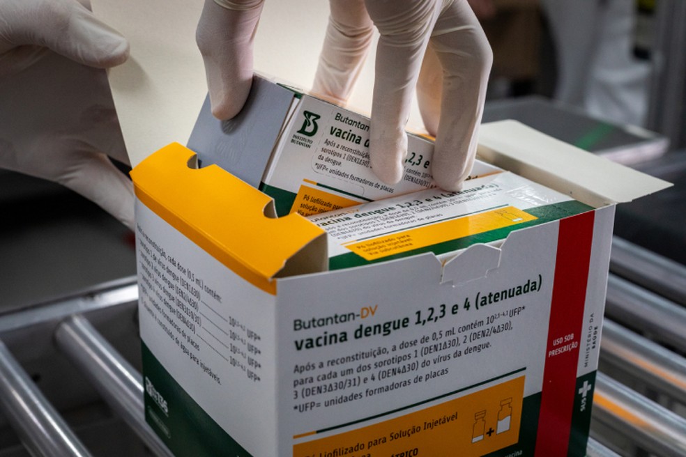 O Butantan DV é a primeira vacina do mundo em dose única contra a dengue — Foto: Divulgação / Instituto Butantan
