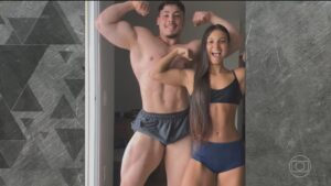 Ex-namorada de Gabriel Ganley fala sobre mudanças no corpo do fisiculturista