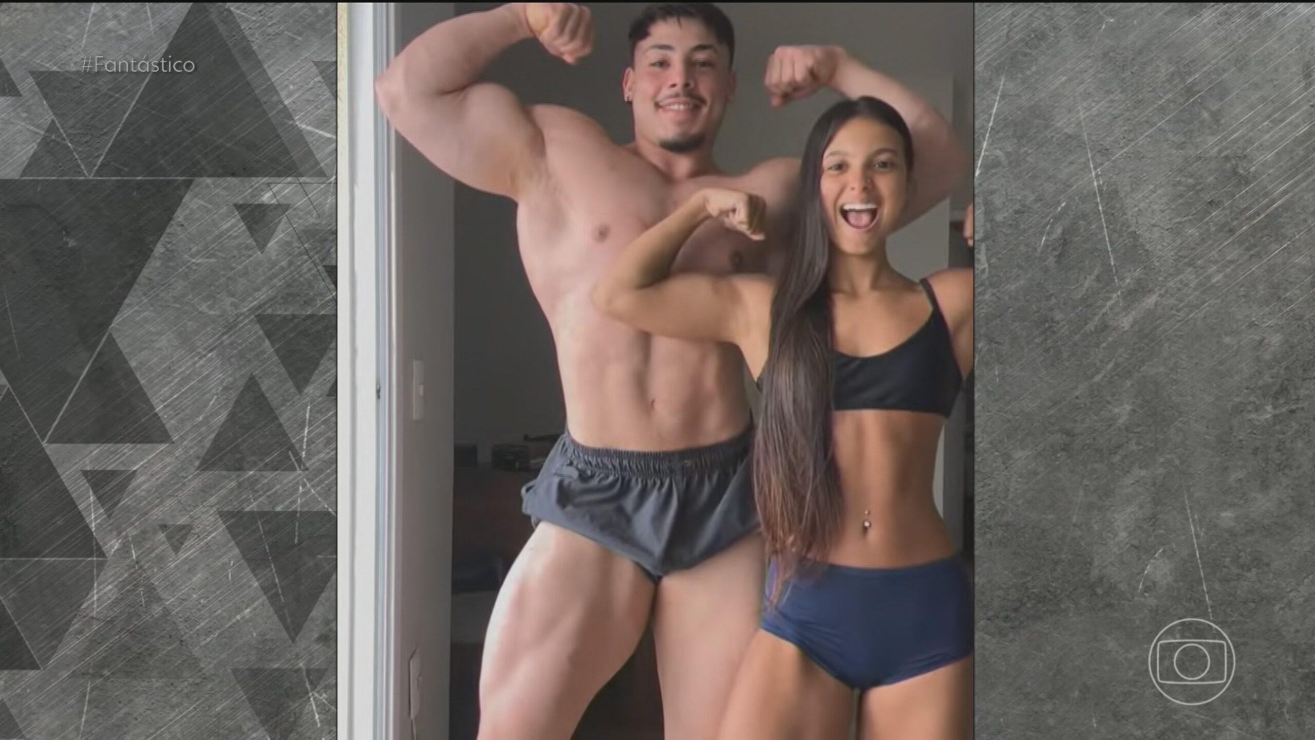 Ex-namorada de Gabriel Ganley fala sobre mudanças no corpo do fisiculturista