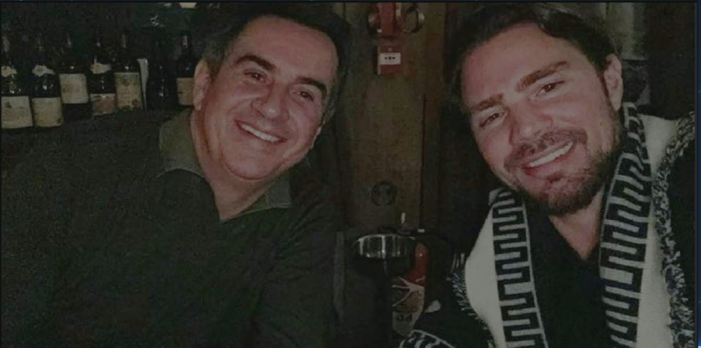 Senador Ciro Nogueira e Daniel Vorcaro — Foto: Jornal Nacional/ Reprodução