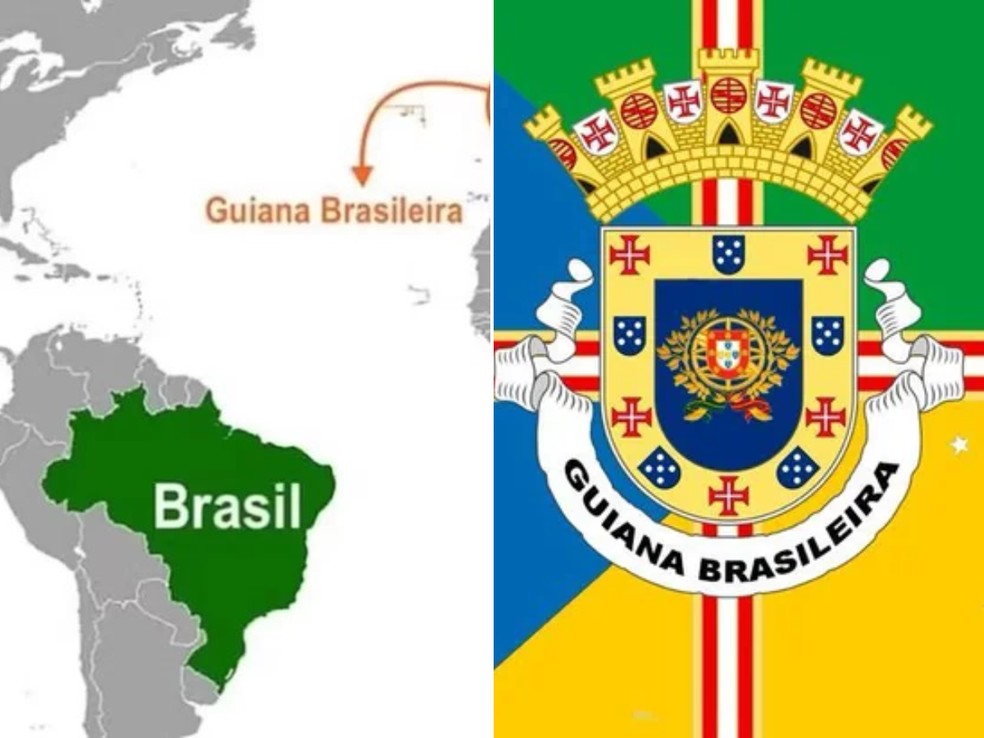 Meme "Guiana Brasileira" volta a circular com jogo de Portugal na Copa do Mundo — Foto: Reprodução/Redes Sociais