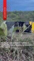 Ônibus com romeiros tomba deixando mortos e feridos em Canindé