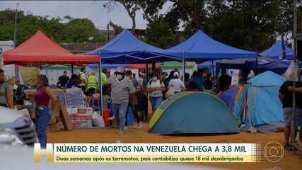 Número de mortos na Venezuela sobe para 3,8 mil