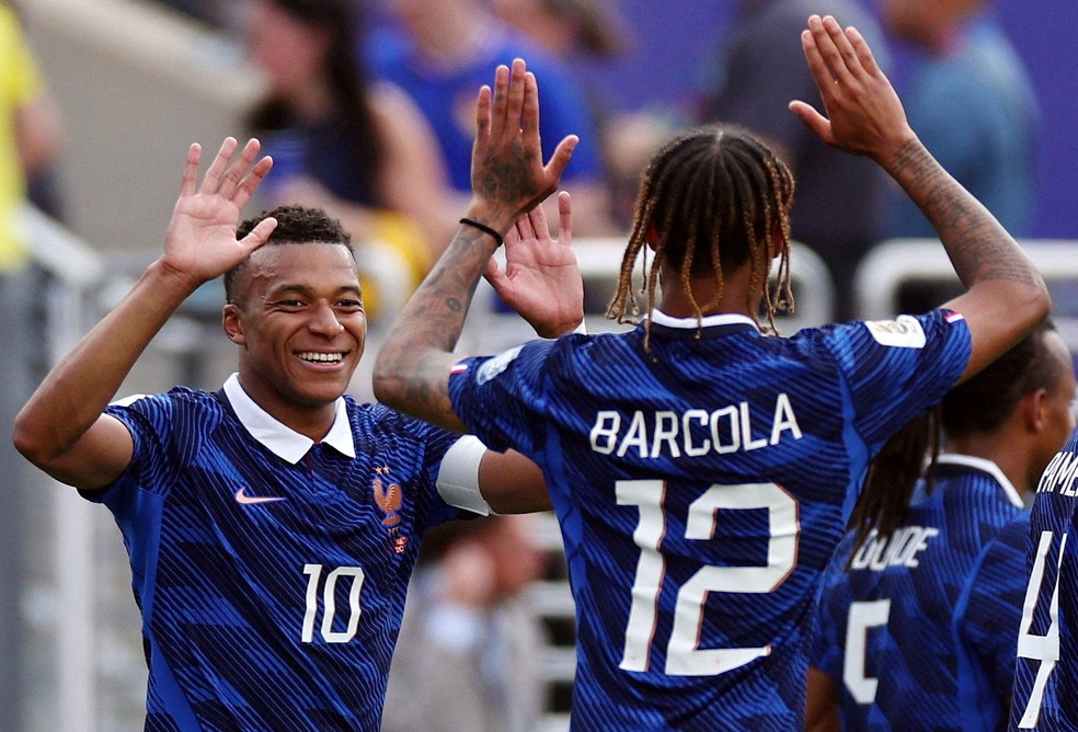 França entre em campo neste sábado pelas oitavas de final da Copa do Mundo. — Foto: MAGN IMAGES via Reuters/Vincent Carchietta